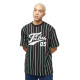 FUBU Ανδρική κοντομάνικη μπλούζα Varsity Multicolor Pinstripe Tee